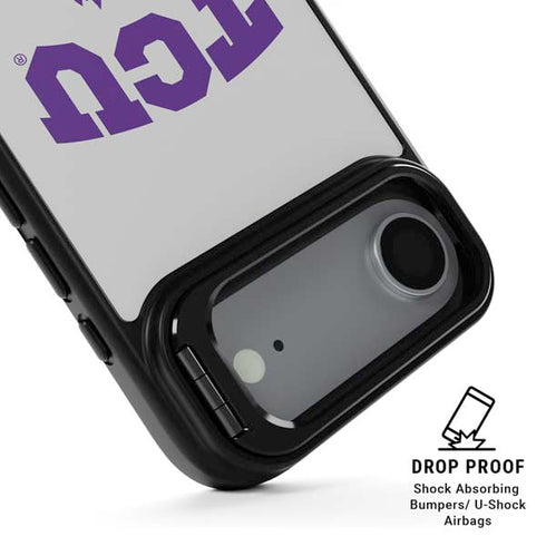 Texas Christian University Horned Frogs Logo Print iPhone 17 Air Kickstand Case