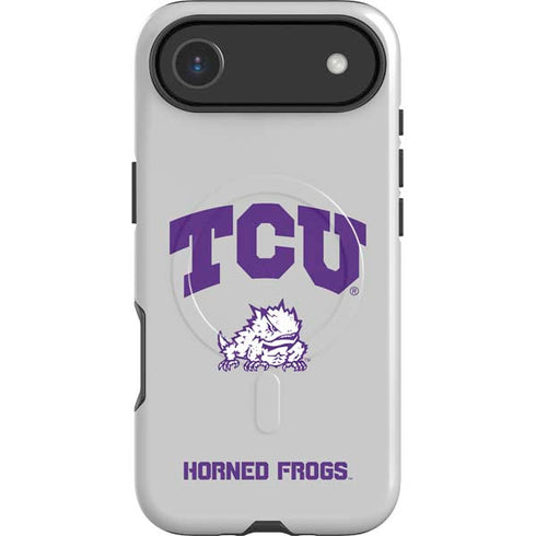 Texas Christian University Horned Frogs Logo Print iPhone 17 Air Magsafe Impact Case