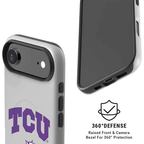 Texas Christian University Horned Frogs Logo Print iPhone 17 Air Magsafe Impact Case