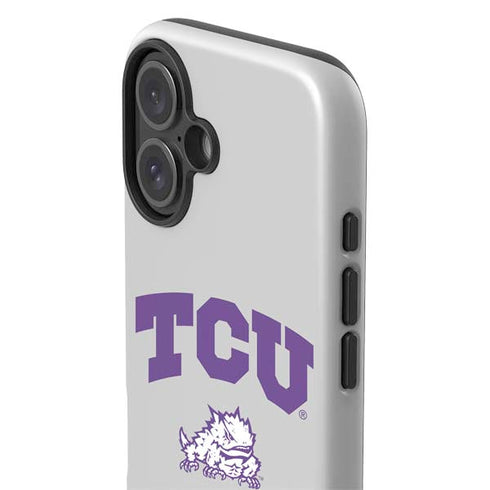 Texas Christian University Horned Frogs Logo Print iPhone 17 Impact Case