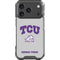 Texas Christian University Horned Frogs Logo Print iPhone 17 Pro Clear Case