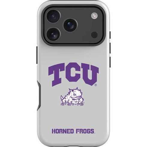 Texas Christian University Horned Frogs Logo Print iPhone 17 Pro Impact Case