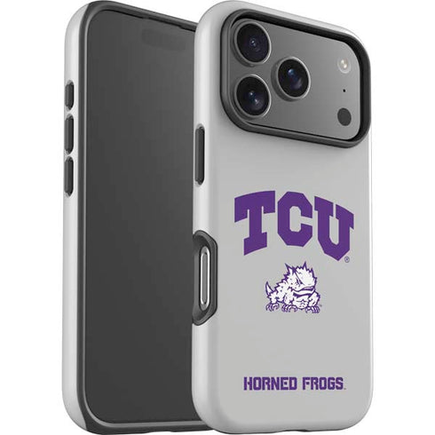 Texas Christian University Horned Frogs Logo Print iPhone 17 Pro Impact Case