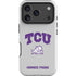 Texas Christian University Horned Frogs Logo Print iPhone 17 Pro Max Impact Case