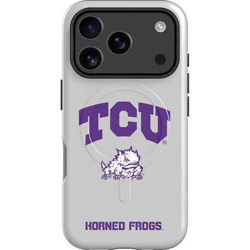 Texas Christian University Horned Frogs Logo Print iPhone 17 Pro Max Magsafe Impact Case
