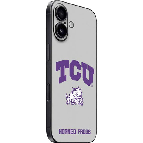 Texas Christian University Horned Frogs Logo Print iPhone 17 Skin