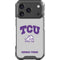 Texas Christian University Horned Frogs Logo Print iPhone 18 Pro Clear Case