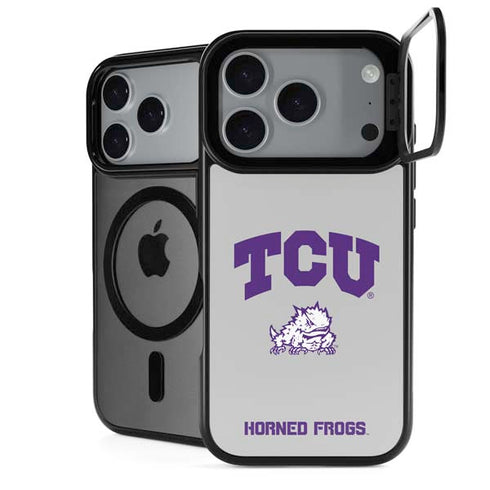 Texas Christian University Horned Frogs Logo Print iPhone 18 Pro Kickstand Case
