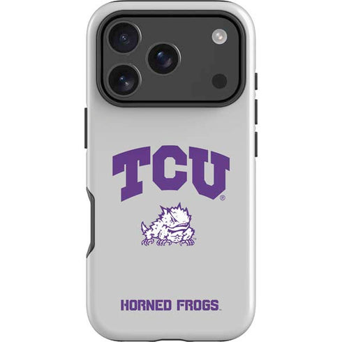 Texas Christian University Horned Frogs Logo Print iPhone 18 Pro Max Impact Case