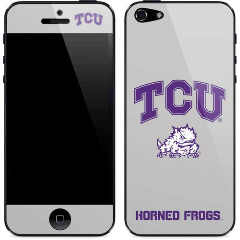Texas Christian University Horned Frogs Logo Print iPhone 5/5s/5SE Skin