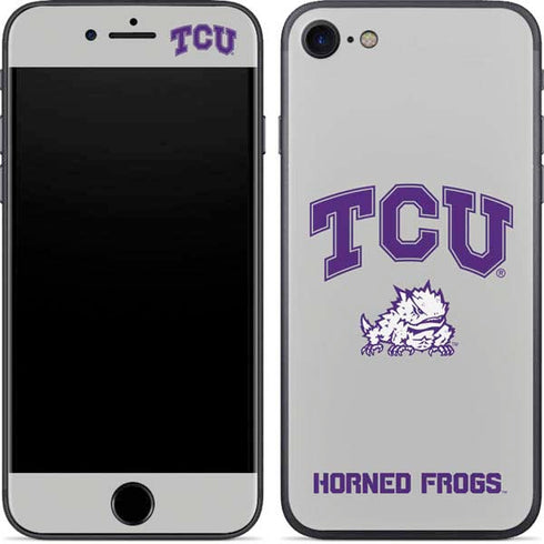 Texas Christian University Horned Frogs Logo Print iPhone 7 Skin