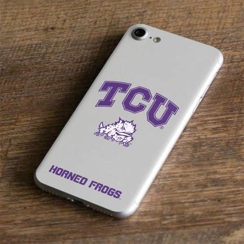 Texas Christian University Horned Frogs Logo Print iPhone 7 Skin