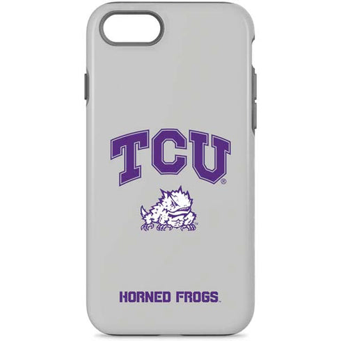 Texas Christian University Horned Frogs Logo Print iPhone 8 Pro Case