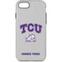 Texas Christian University Horned Frogs Logo Print iPhone 8 Pro Case