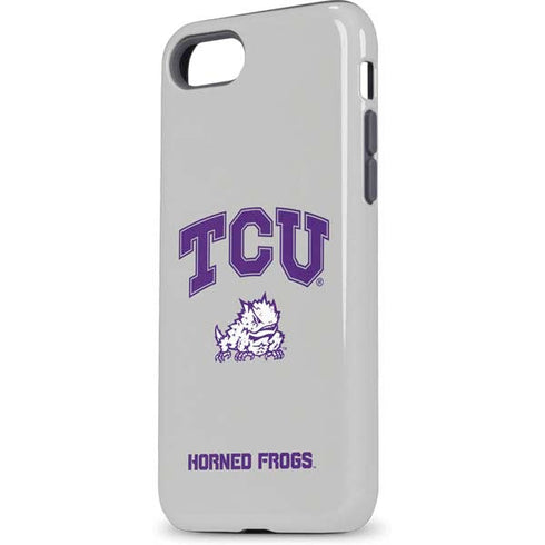 Texas Christian University Horned Frogs Logo Print iPhone 8 Pro Case