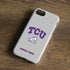 Texas Christian University Horned Frogs Logo Print iPhone 8 Pro Case