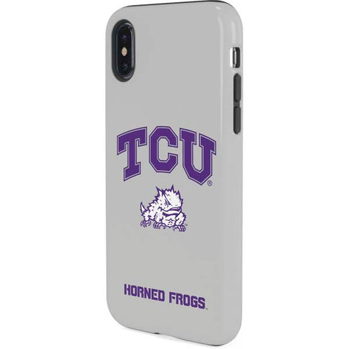 Texas Christian University Horned Frogs Logo Print iPhone X Pro Case