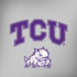 Texas Christian University Horned Frogs Logo Print iPhone X Skin