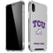 Texas Christian University Horned Frogs Logo Print iPhone XR Clear Case
