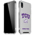 Texas Christian University Horned Frogs Logo Print iPhone XR Clear Case