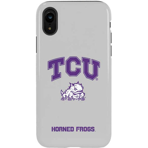 Texas Christian University Horned Frogs Logo Print iPhone XR Pro Case
