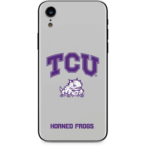 Texas Christian University Horned Frogs Logo Print iPhone XR Skin