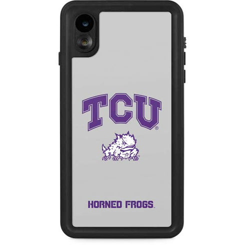 Texas Christian University Horned Frogs Logo Print iPhone Cases