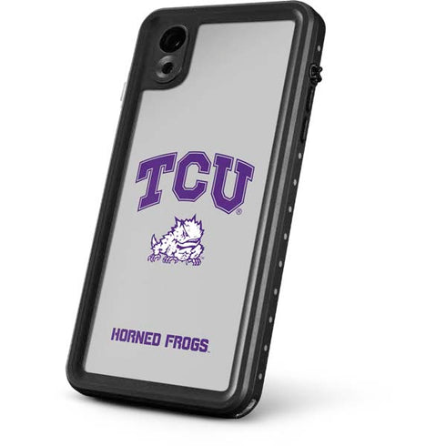 Texas Christian University Horned Frogs Logo Print iPhone XR Waterproof Case