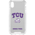 Texas Christian University Horned Frogs Logo Print iPhone XS Clear Case