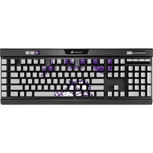 Texas Christian University Horned Frogs Logo Print K95 RGB PLATINUM Mechanical Gaming Keyboard Skin