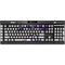 Texas Christian University Horned Frogs Logo Print K95 RGB PLATINUM Mechanical Gaming Keyboard Skin