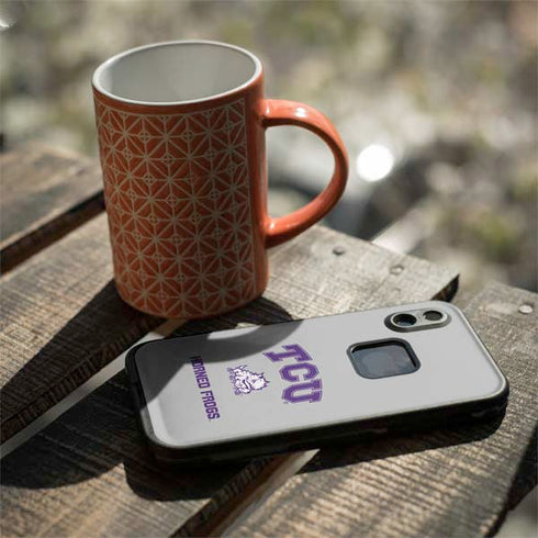 Texas Christian University Horned Frogs Logo Print LifeProof Fre iPhone Skin