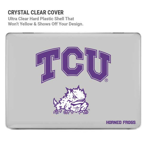 Texas Christian University Horned Frogs Logo Print MacBook Pro 14in (2021-24) Case plus Skin