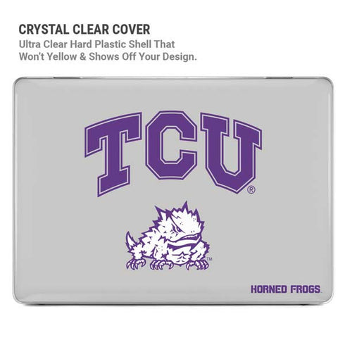 Texas Christian University Horned Frogs Logo Print MacBook Pro 16in (2021-25) Case plus Skin