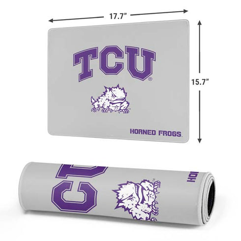 Texas Christian University Horned Frogs Logo Print Gaming Mouse Pad