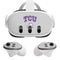 Texas Christian University Horned Frogs Logo Print Meta Quest 3 Skin
