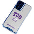 Texas Christian University Horned Frogs Logo Print Moto G 5G (2024) Clear Case