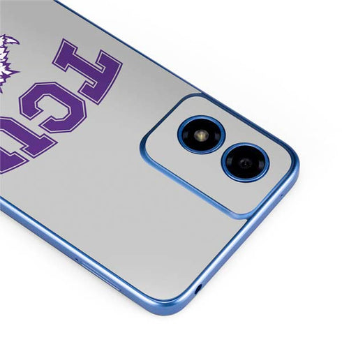 Texas Christian University Horned Frogs Logo Print Moto G Play 4G (2024) Skin
