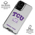 Texas Christian University Horned Frogs Logo Print Moto G Power 5G (2024) Clear Case