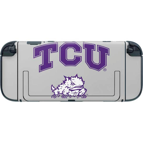 Texas Christian University Horned Frogs Logo Print Nintendo Switch 2 (2025) with Joy-Con Skin