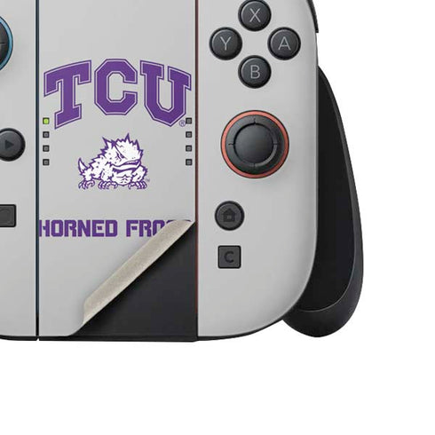 Texas Christian University Horned Frogs Logo Print Nintendo Switch 2 (2025) Joy-Con Controller Skin