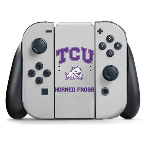 Texas Christian University Horned Frogs Logo Print Nintendo Skins