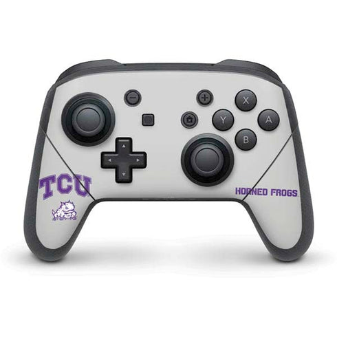 Texas Christian University Horned Frogs Logo Print Nintendo Skins
