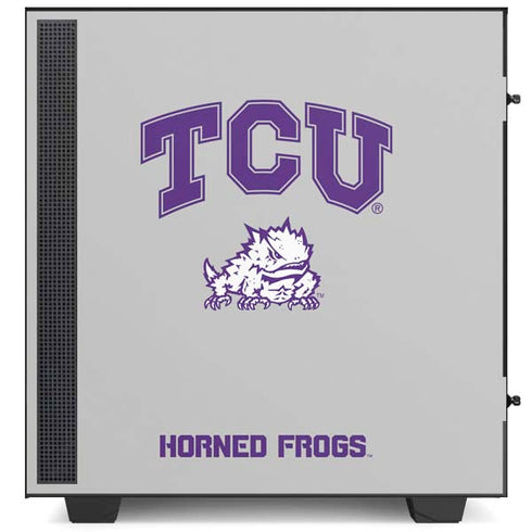 Texas Christian University Horned Frogs Logo Print NZXT H510 Compact ATX Mid-Tower Case Skin