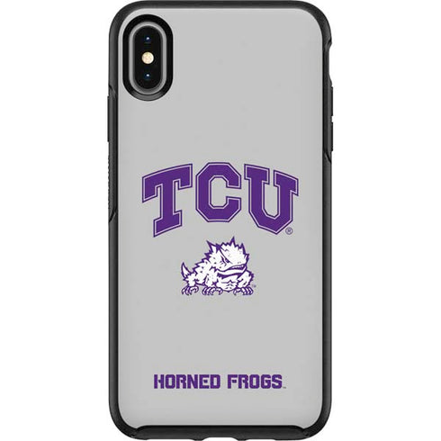 Texas Christian University Horned Frogs Logo Print Otterbox Symmetry iPhone Skin