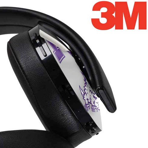Texas Christian University Horned Frogs Logo Print PlayStation 4 Gold Wireless Headset Skin