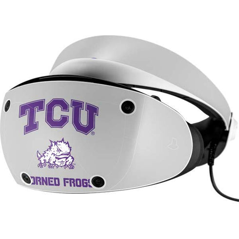 Texas Christian University Horned Frogs Logo Print PlayStation VR2 Skin