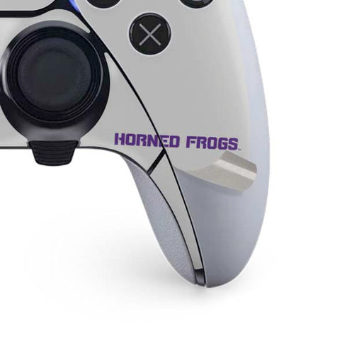 Texas Christian University Horned Frogs Logo Print PS5 DualSense Edge Pro Controller Skin