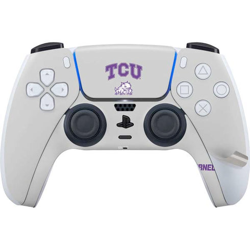 Texas Christian University Horned Frogs Logo Print PS5 Pro Bundle Skin
