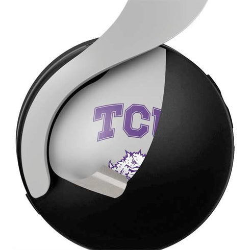Texas Christian University Horned Frogs Logo Print PULSE 3D Wireless Headset for PS5 Skin
